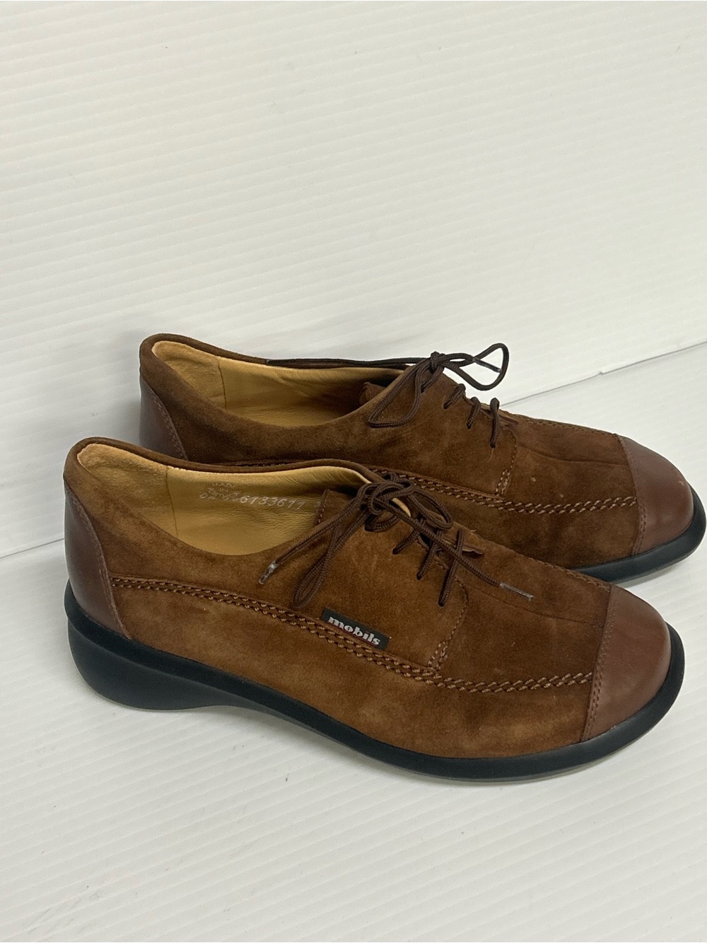 Mephisto Leather Comfort Oxford Shoes Mobils Shock Absorbant Women's Size 6 US